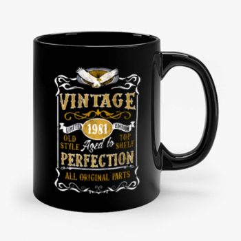 Personalised Made in 1981 Vintage Mug