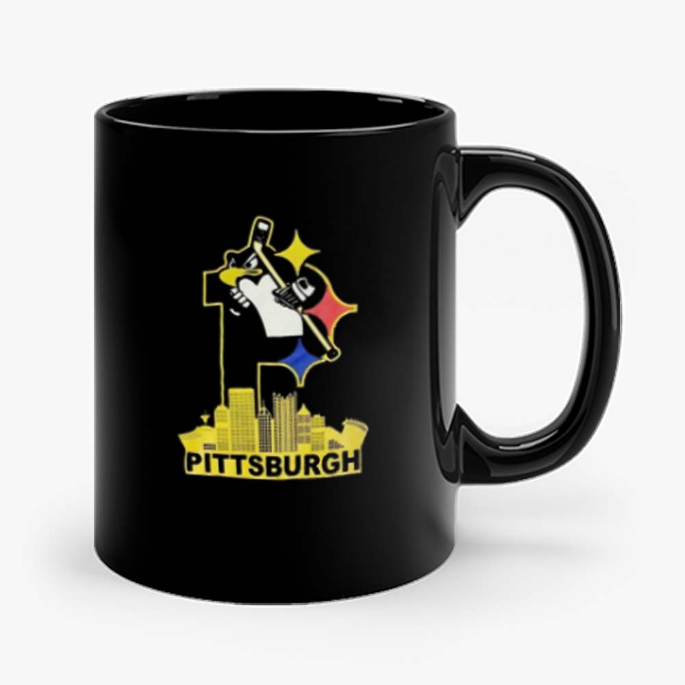 Pittsburgh Steelers Pirates Penguins 3 Favorite Team Mug