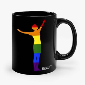 Pride Equality Usa Womens Soccer Lgbtq Rainbow Flag Mug