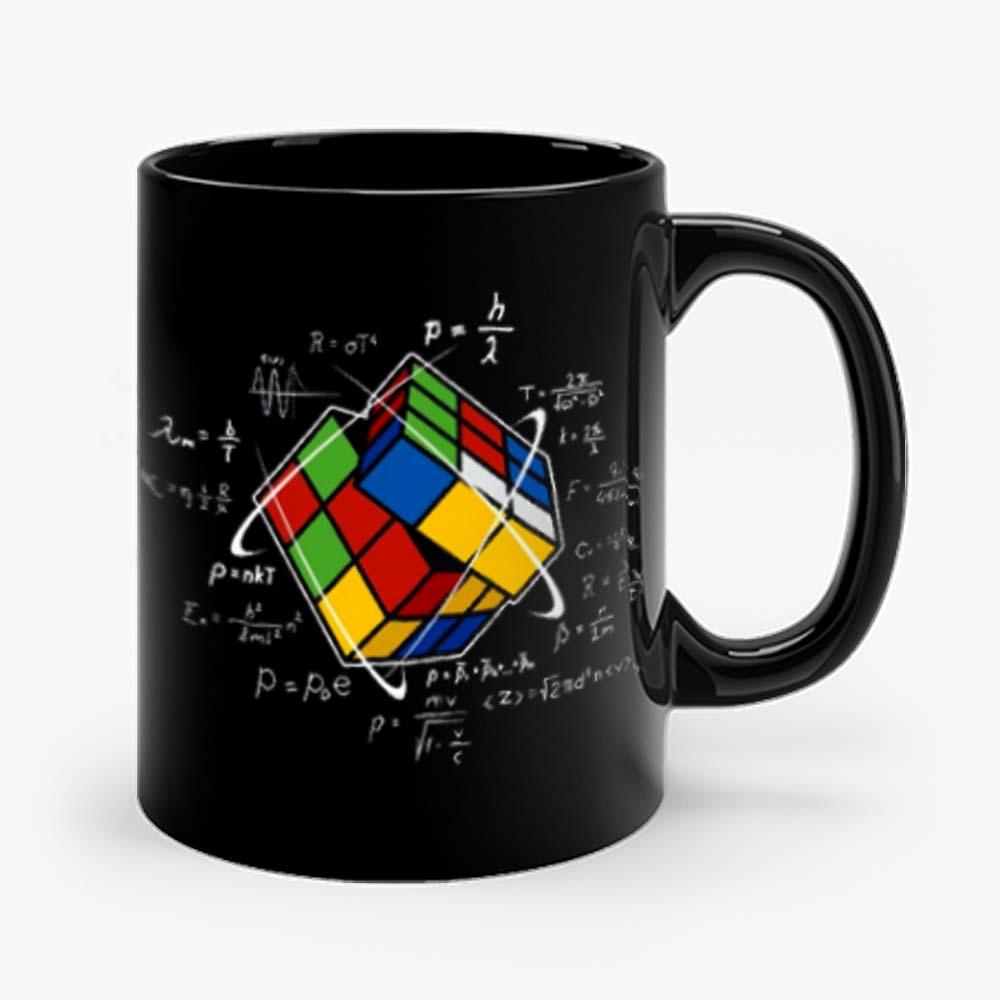 Rubik Cube Retro Vintage Colorful Cube Game Math Mug
