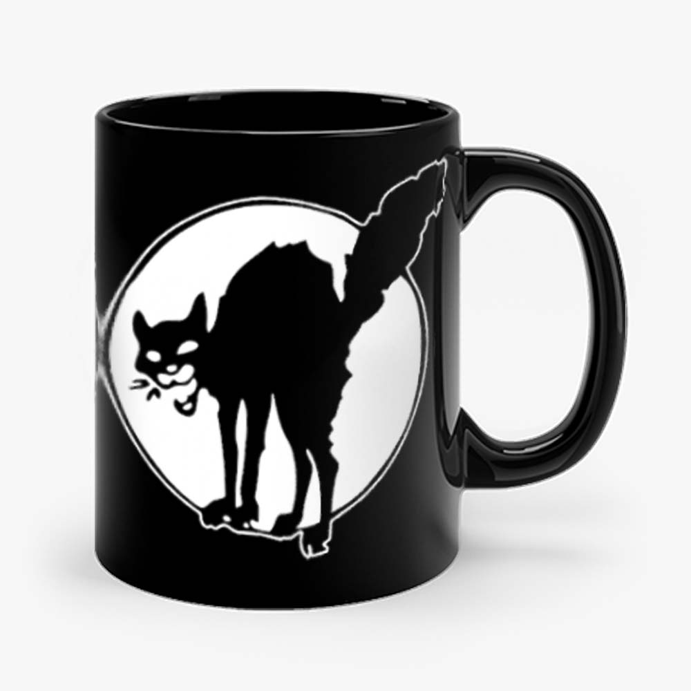 Sabotage Black Cat Angry Mug