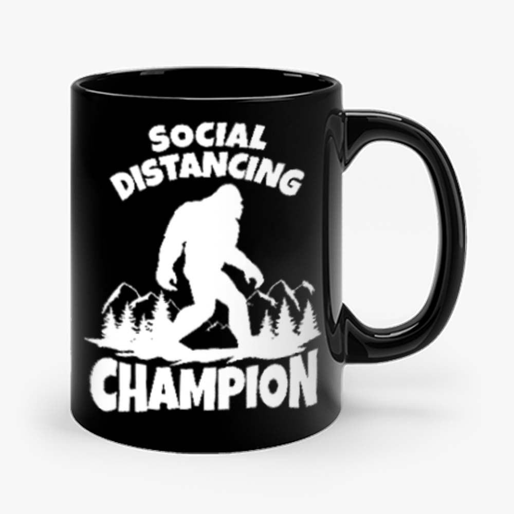 Sasquatch Social Distancing World Champion Bigfoot Mug