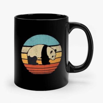 Sunset Bear Vintage Panda Mug