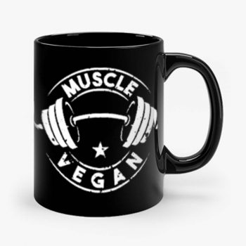 Vegan Muscle Funny Vegan Saying Vegetarian Mug