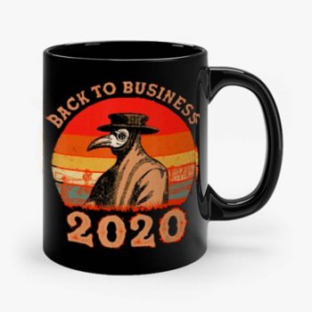Vintage Back To Business 2020 Plague Doctor Mug