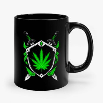 Weed Shield Cannabis Pot Funny Design 2020 gift top Mug