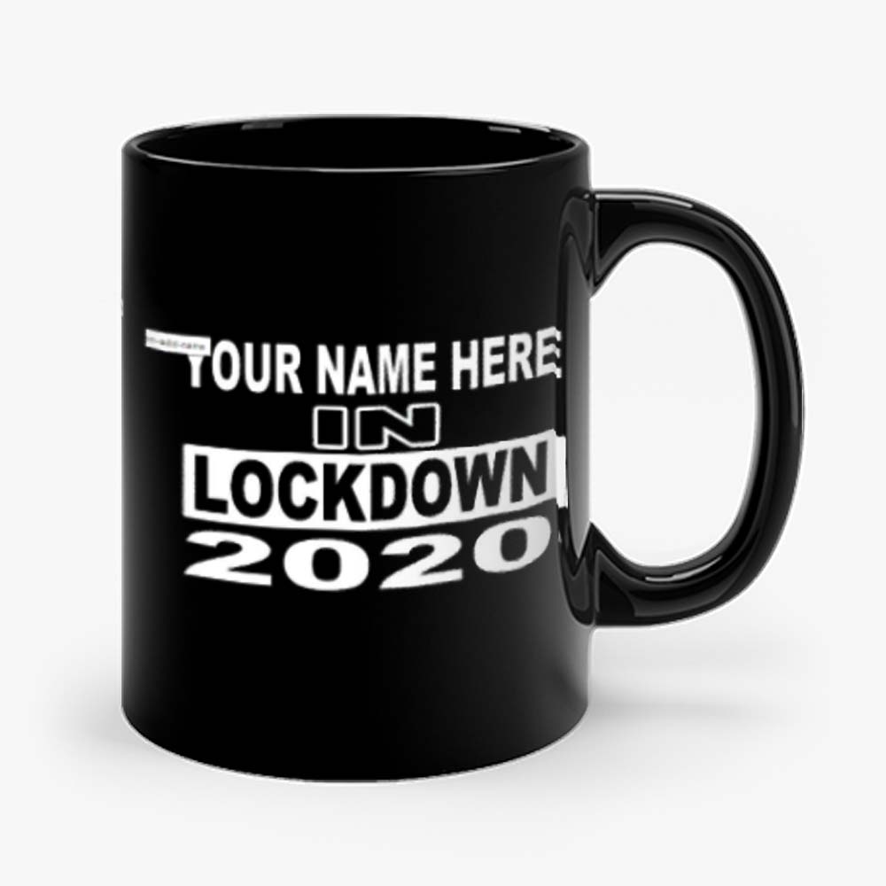 personalised with your name 2020 Self Isolation Mug