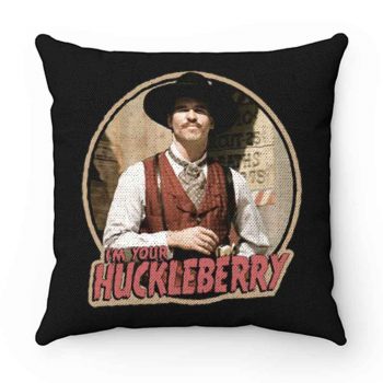 90s Western Classic Tombstone Doc Holliday Im Your Huckleberry Pillow Case Cover
