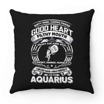 Aquarius Good Heart Filthy Mount Pillow Case Cover