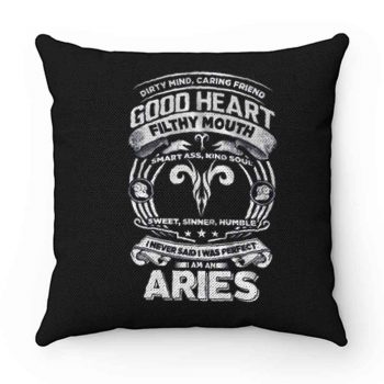 Aries Good Heart Filthy Mount Pillow Case Cover