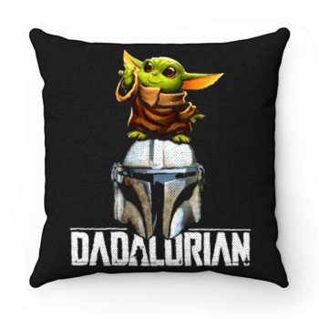 Baby Yoda Dadalorian Funny Star Wars Pillow Case Cover