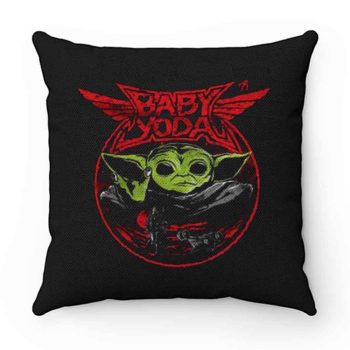 Baby Yoda Metal Heavy Metal Band Pillow Case Cover