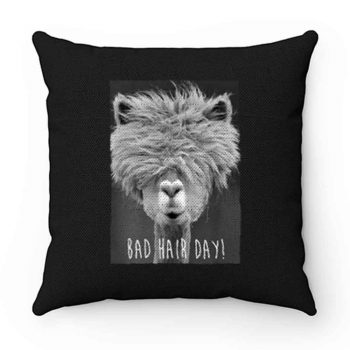 Bad Hair Day Hipster Llama Hipster Pillow Case Cover