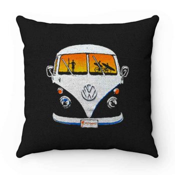 Beach Camper Cool Van Veedub Car Inspired Camping Vanagon Pillow Case Cover