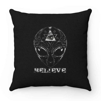 Believe Ufo Alien Pillow Case Cover