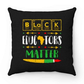 Black Educator Magic Black History Month Teacher Matter Periodic Table Of Elements Pillow Case Cover