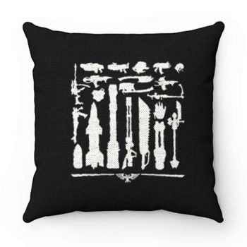 Black Library Pillow Case Cover