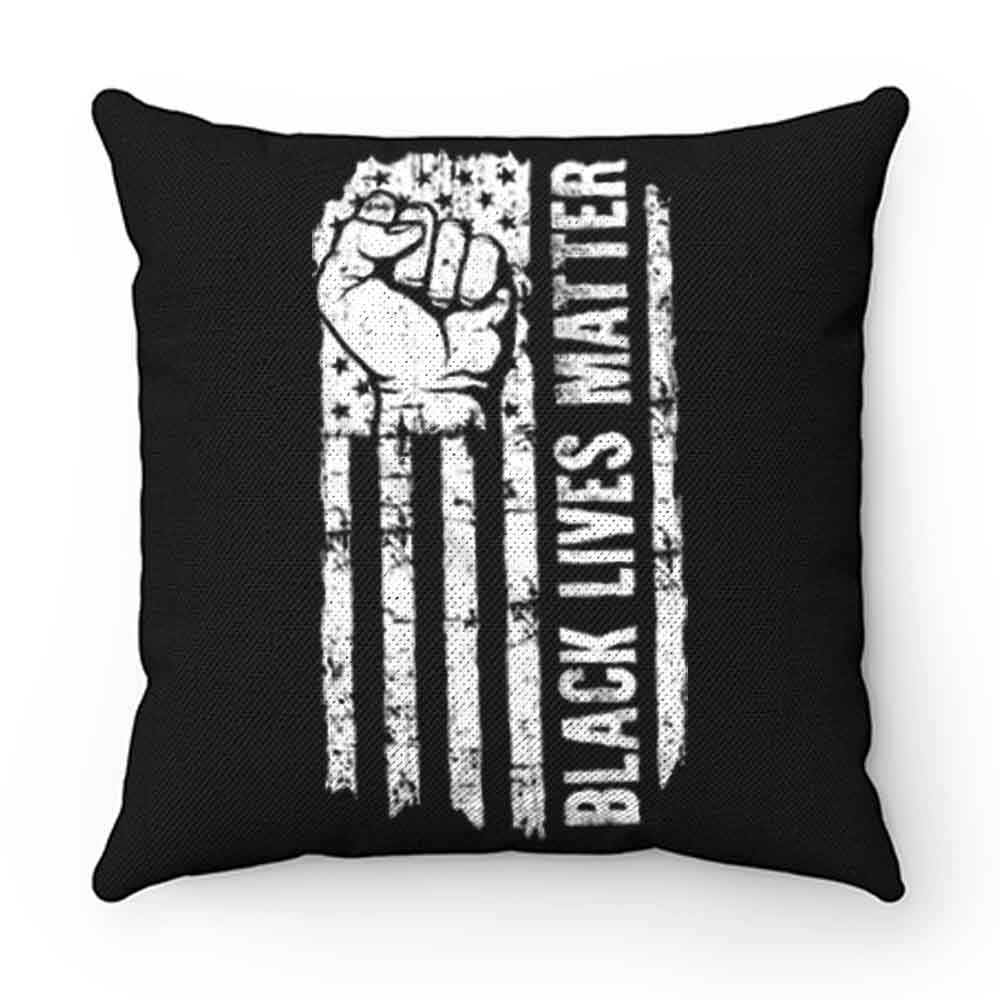 Black Lives Matter American Flag Pillow Case Cover