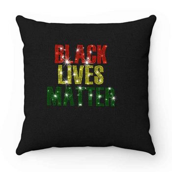 Black Lives Matter Rhinestone Pillow Case Cover