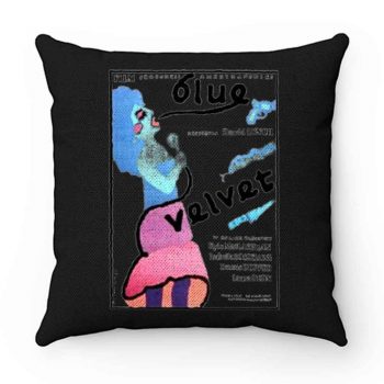 Blue Velvet Pillow Case Cover