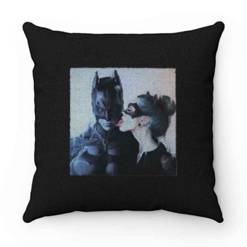 Cat Women Licking Batman Pillow Case Cover