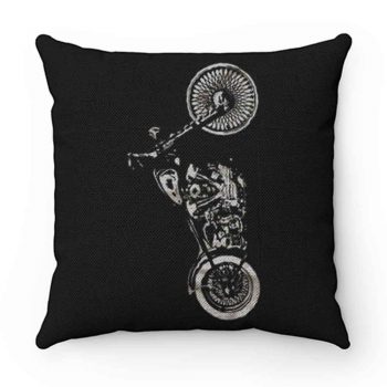 Cool Biker Motorbike Pillow Case Cover