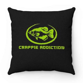 Crappie Addiction Funny Fishing Pillow Case Cover