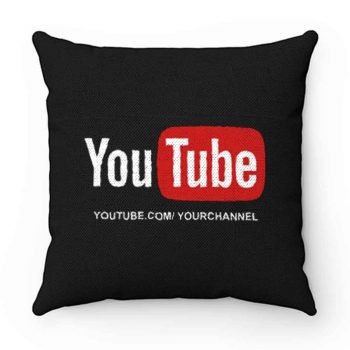 Customized YouTube Channel URL Pillow Case Cover
