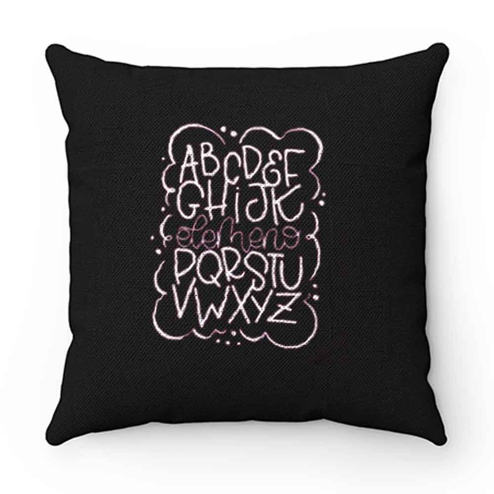 Cute Alphabet Pillow Case Cover