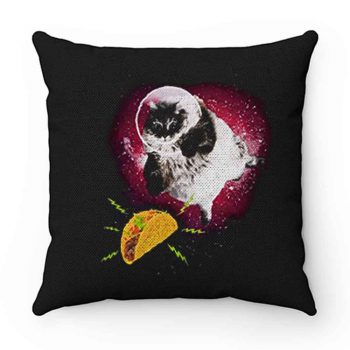 Cute Astronot Cat Get Nachos Pillow Case Cover