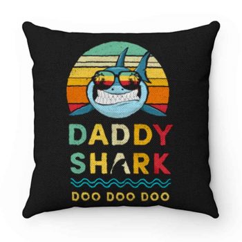 Daddy Shark Vintage Style Pillow Case Cover
