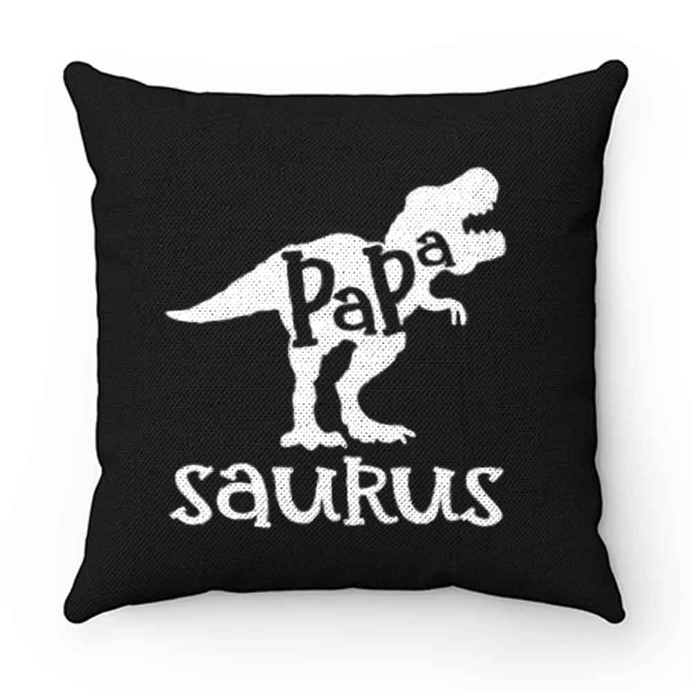 Dads Papasaurus Dinosaur Birthday Pillow Case Cover