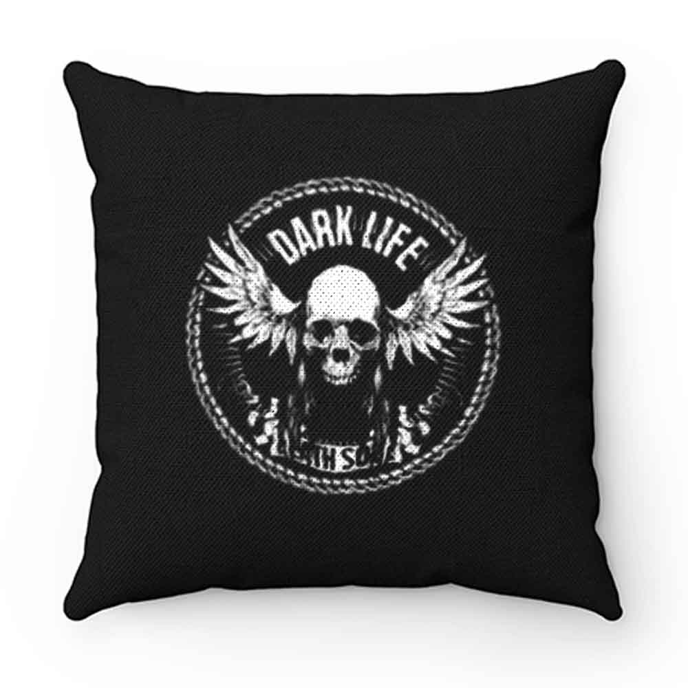 Dark Life Skull Wings Pillow Case Cover