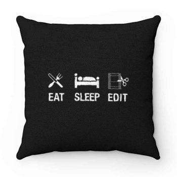 Director Eat Sleep Edit Pillow Case Cover