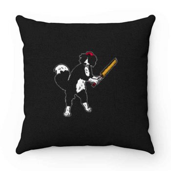 Dog Plays Cricket Pillow Case Cover
