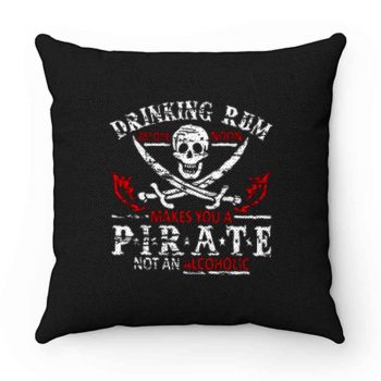 Drinking Rum Pirate Pillow Case Cover
