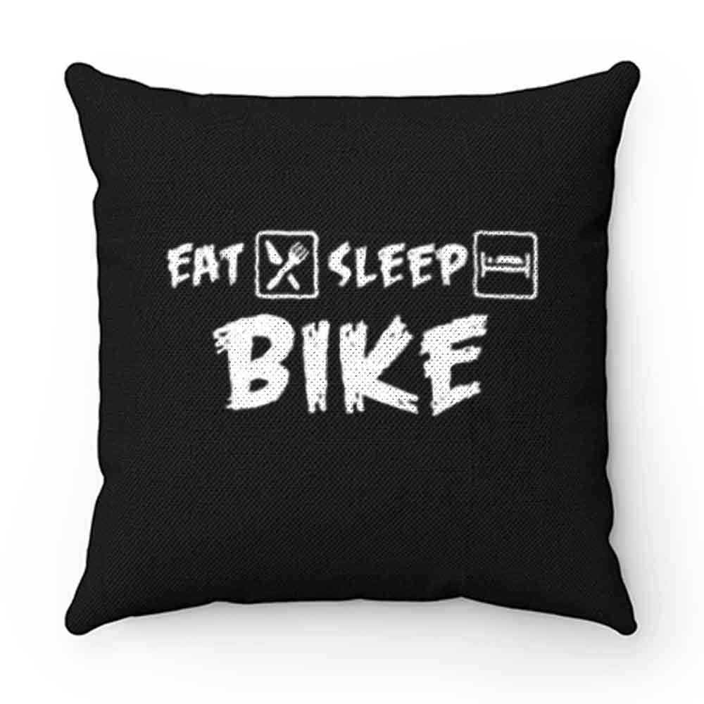 Eat Sleep Bike Pillow Case Cover