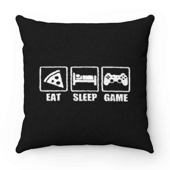 Eat Sleep Game Gaming Lovers Day Pillow Case Cover