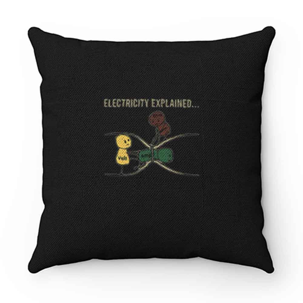 Electricity Explained Pillow Case Cover