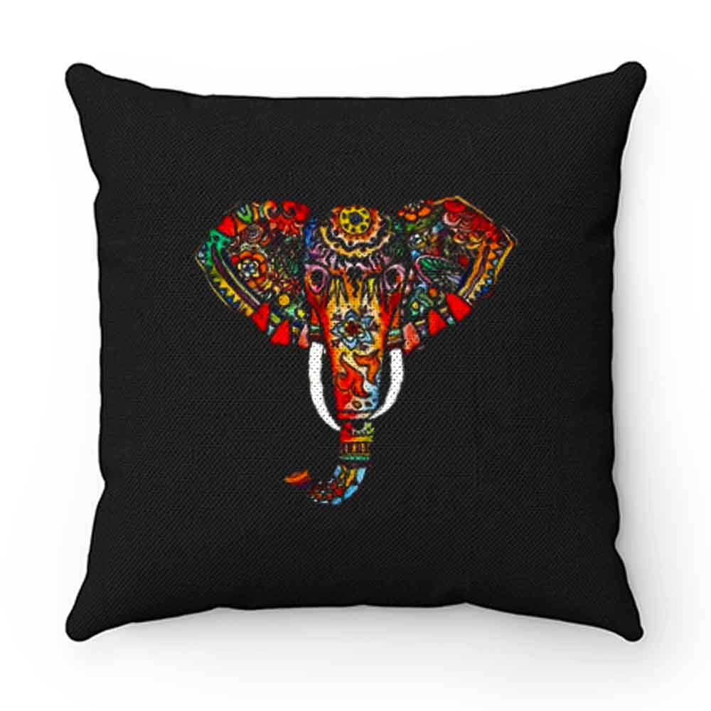 Elephant Ethnic Pillow Case Cover