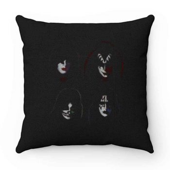 Faces Of Kiss Band Pillow Case Cover