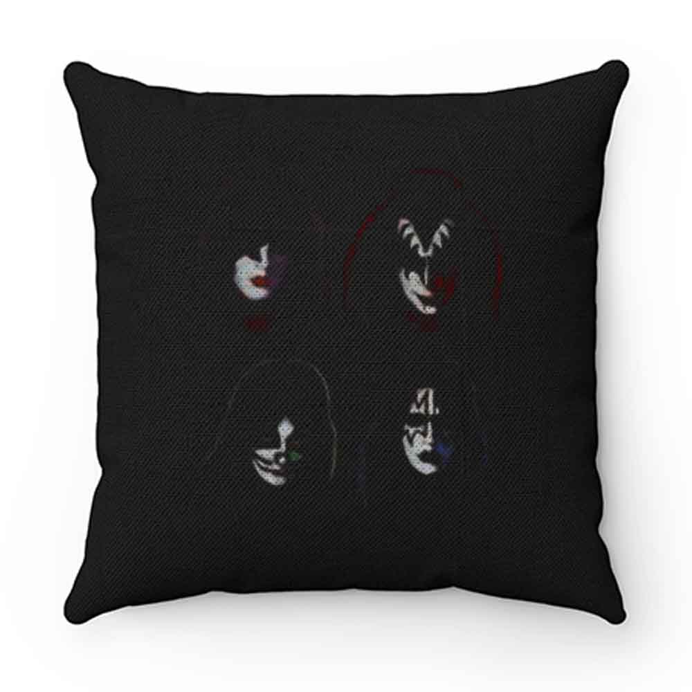 Faces Of Kiss Band Pillow Case Cover