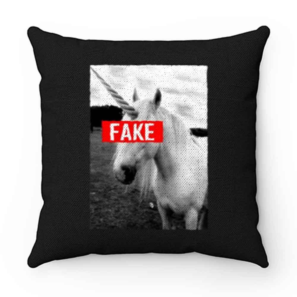 Fake Unicorn Hipster Funny Pillow Case Cover