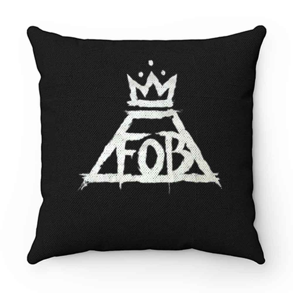 Fall Out Boy Fob Crown Rock Band Pillow Case Cover