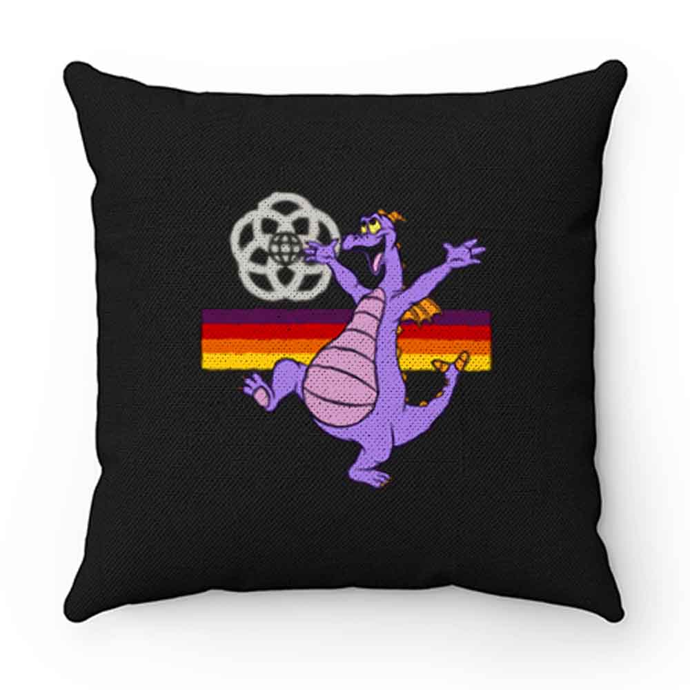 Figment at Epcot Black Pillow Case Cover
