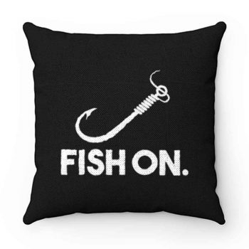 Fish On Fishing Pillow Case Cover