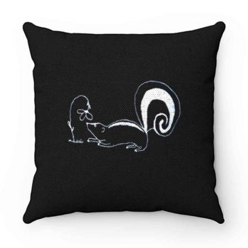 Flower Skunk Pillow Case Cover