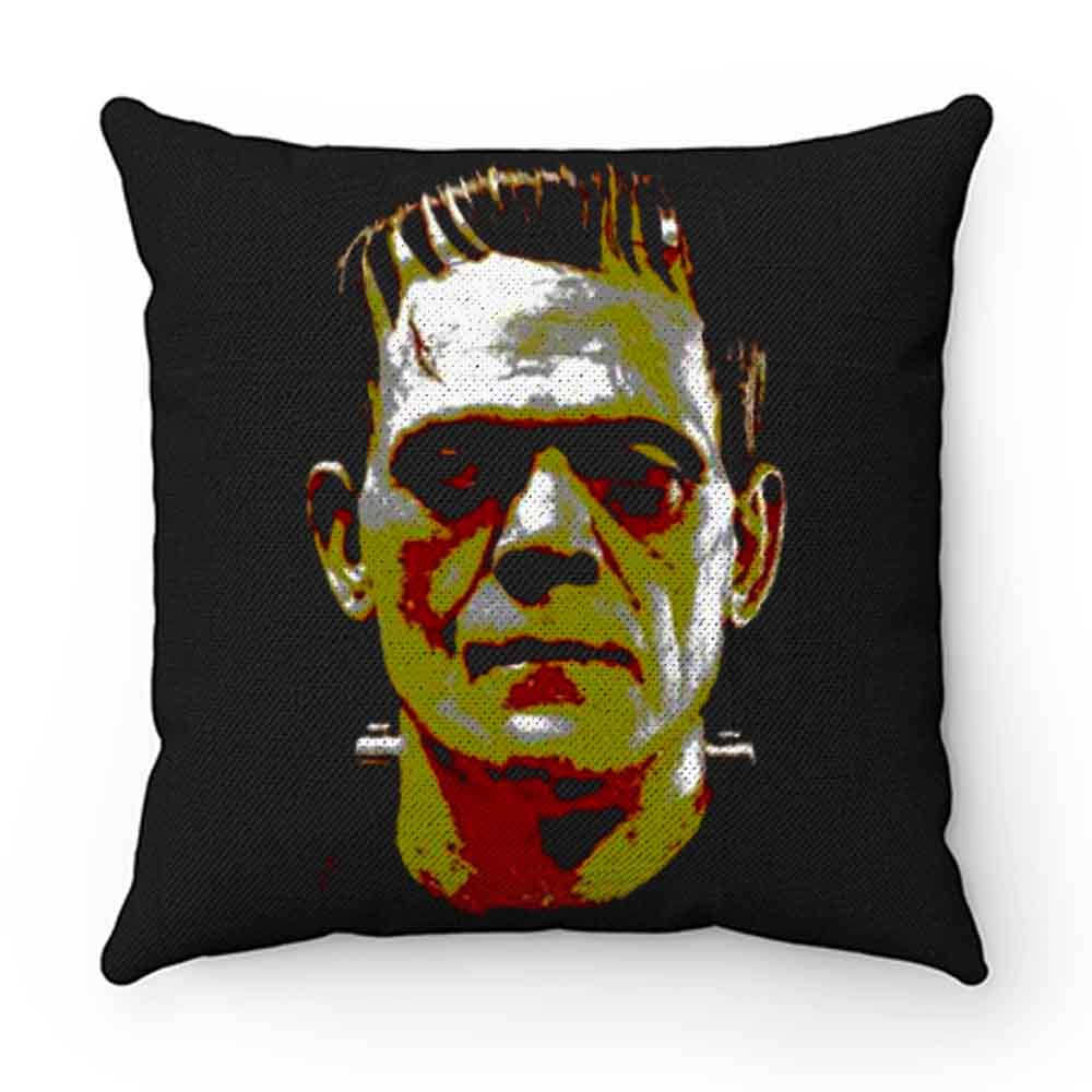 Frankenstein Face Halloween Horror Movie Pillow Case Cover