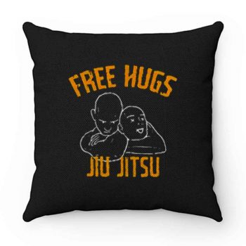 Free Hugs Jiu Jitsu Funny Fighter Martial Arts Vintage Pillow Case Cover