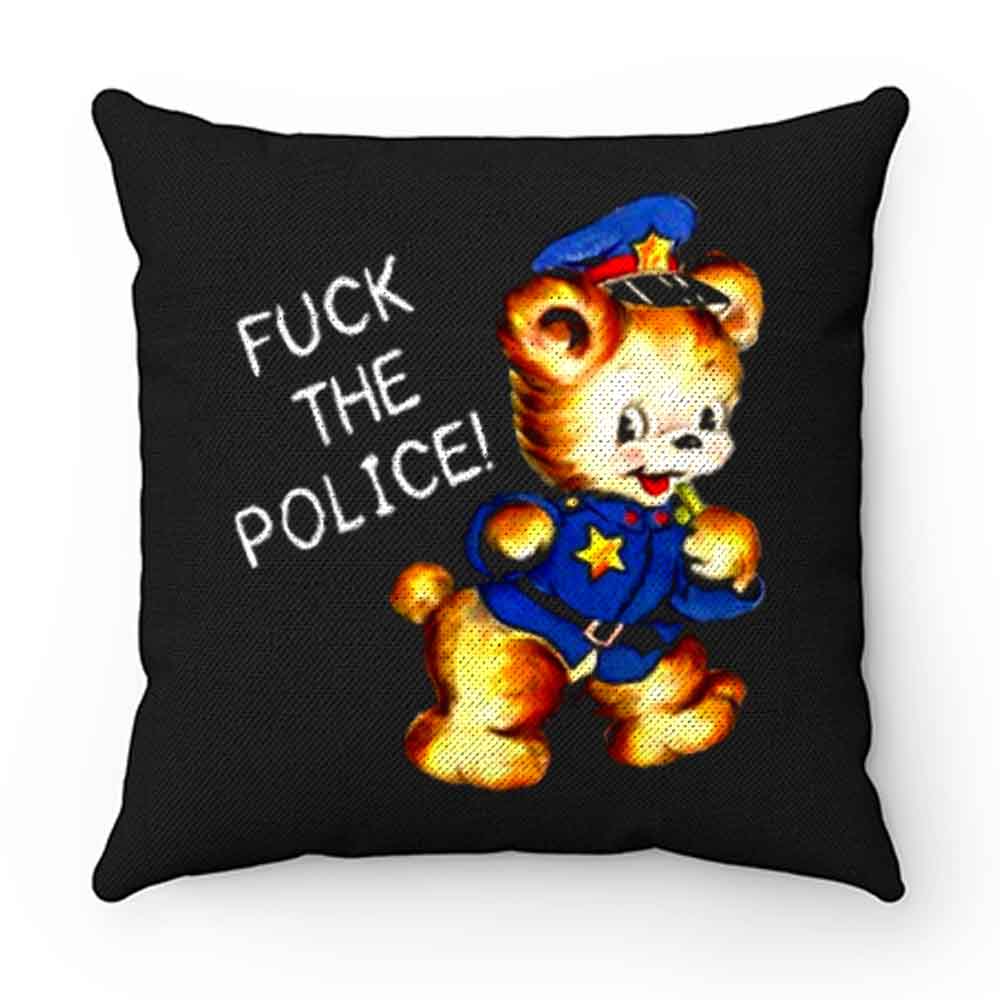 Fuck the Police Cat Pillow Case Cover